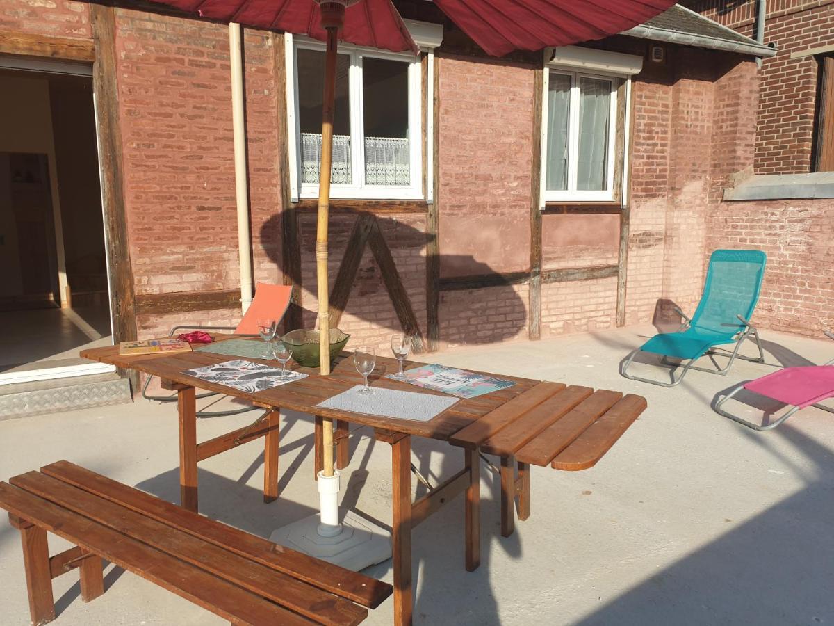 Notre Nid - Grande Terrasse Privee En Bord De Mer, Au Coeur Du Quartier Historique Du Treport ! Wifi Le Treport Luaran gambar